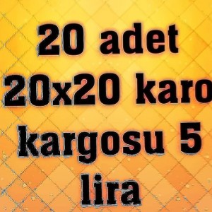 20x20 ÇİNİ KARO  20 adet kargo dahil 