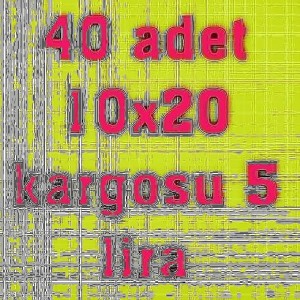 10x20 KARO KAMPANYASI 40 ADET