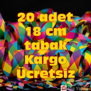 20 adet 18cm  Düz Mertaban 